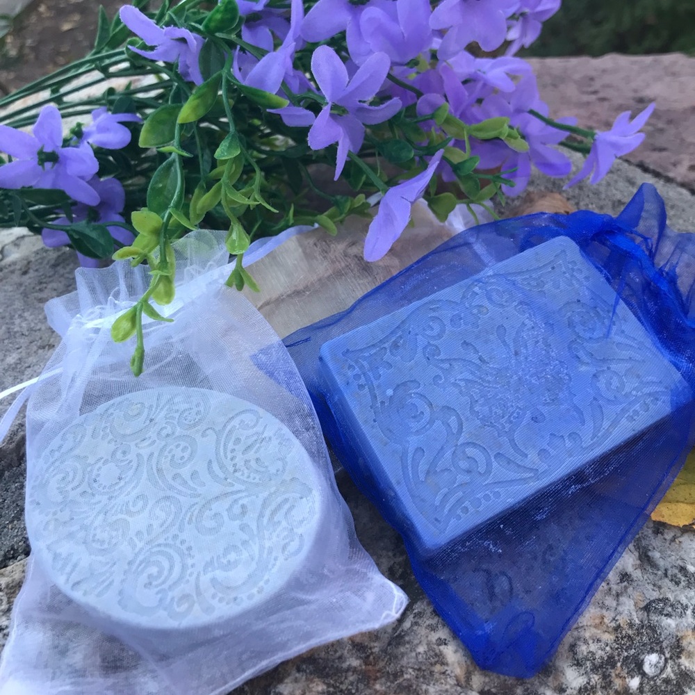 Organic lavender with honey goat milk soap